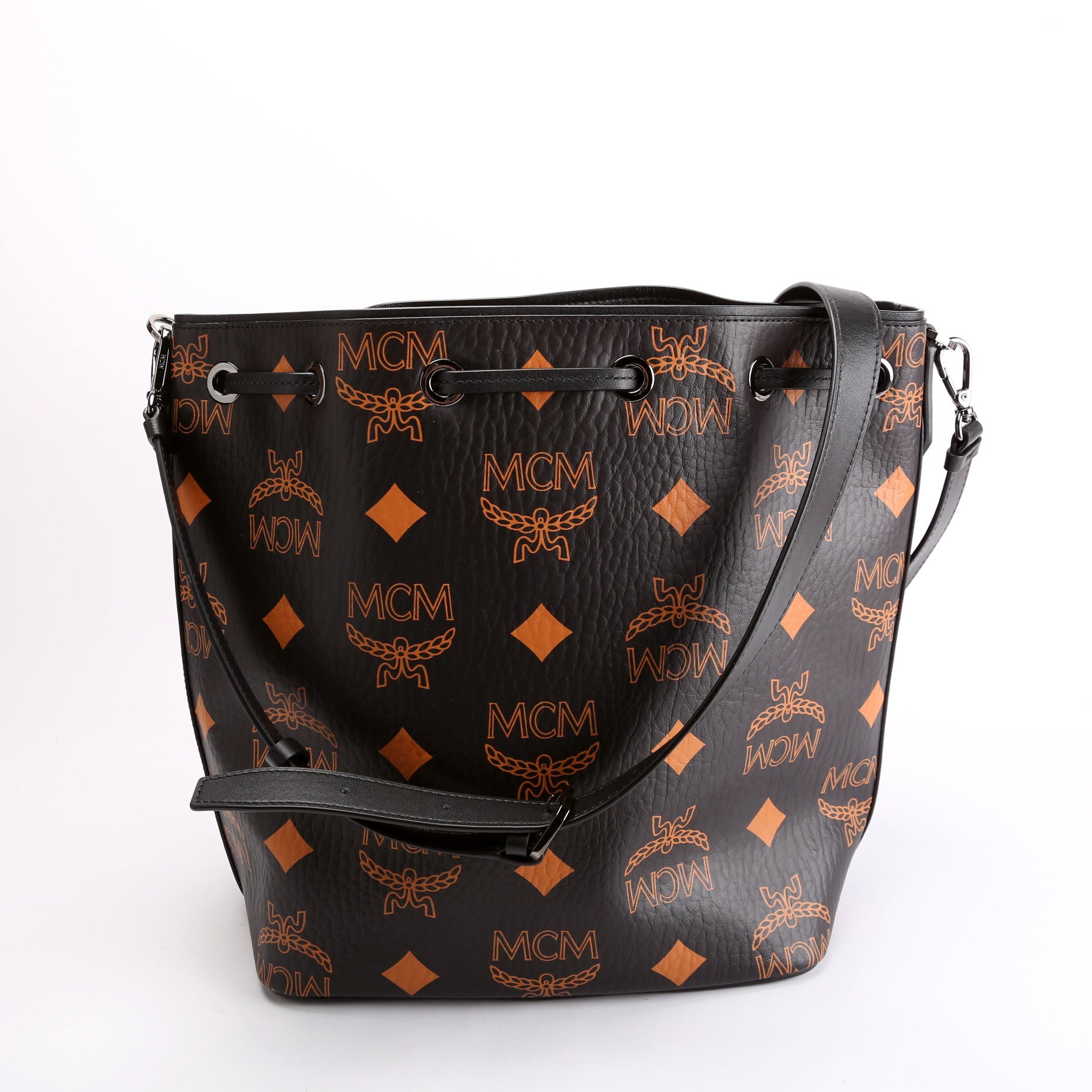 Dessau Drawstring Bucket Black/Orange