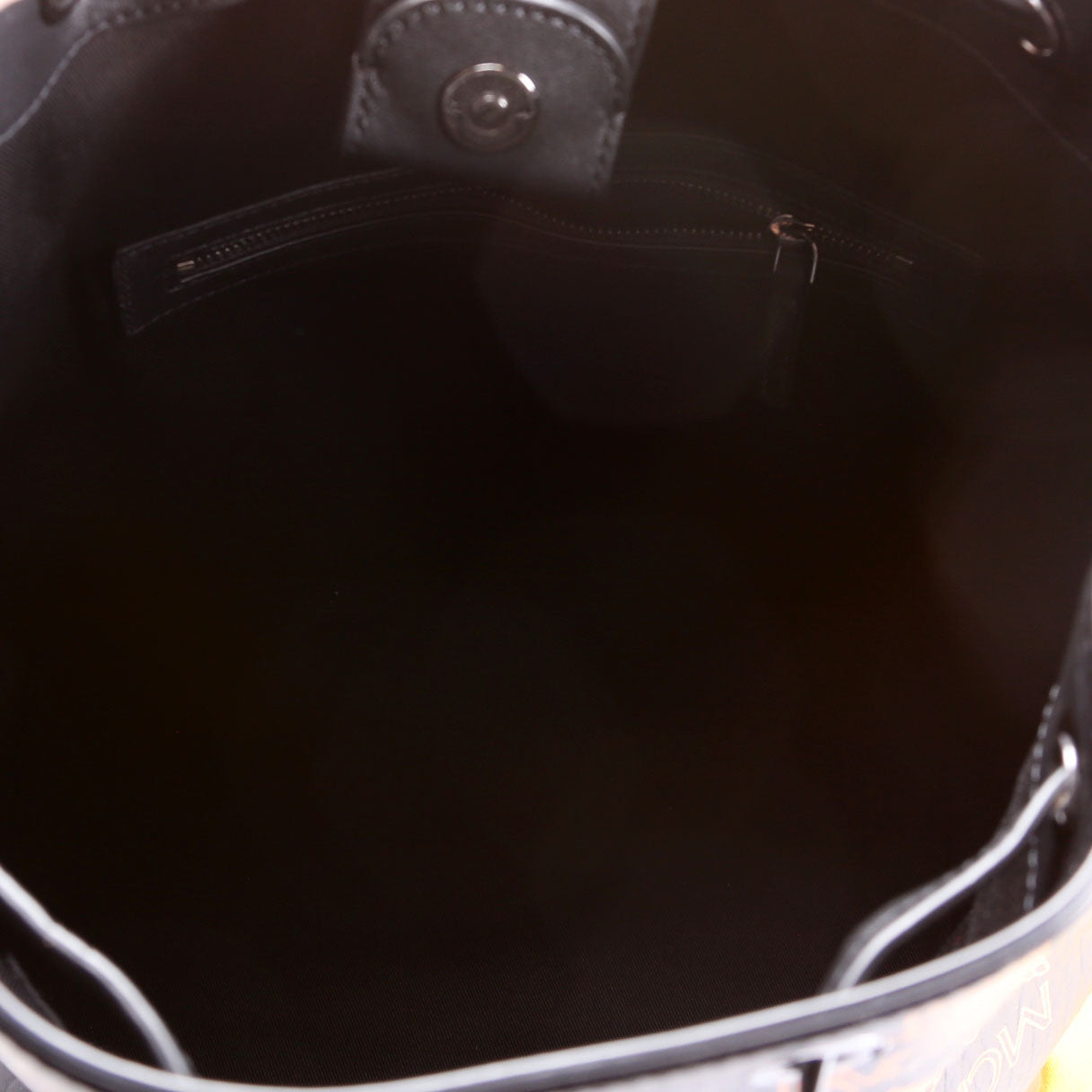 Dessau Drawstring Bucket Black/Orange
