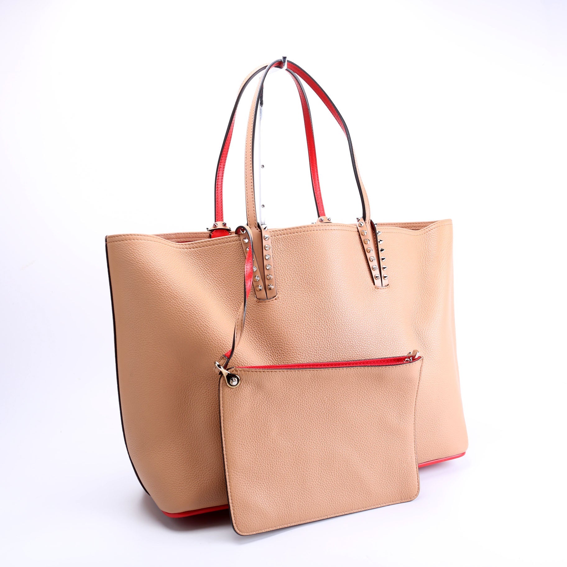 Cabata Tote With Pouch Leather Tan