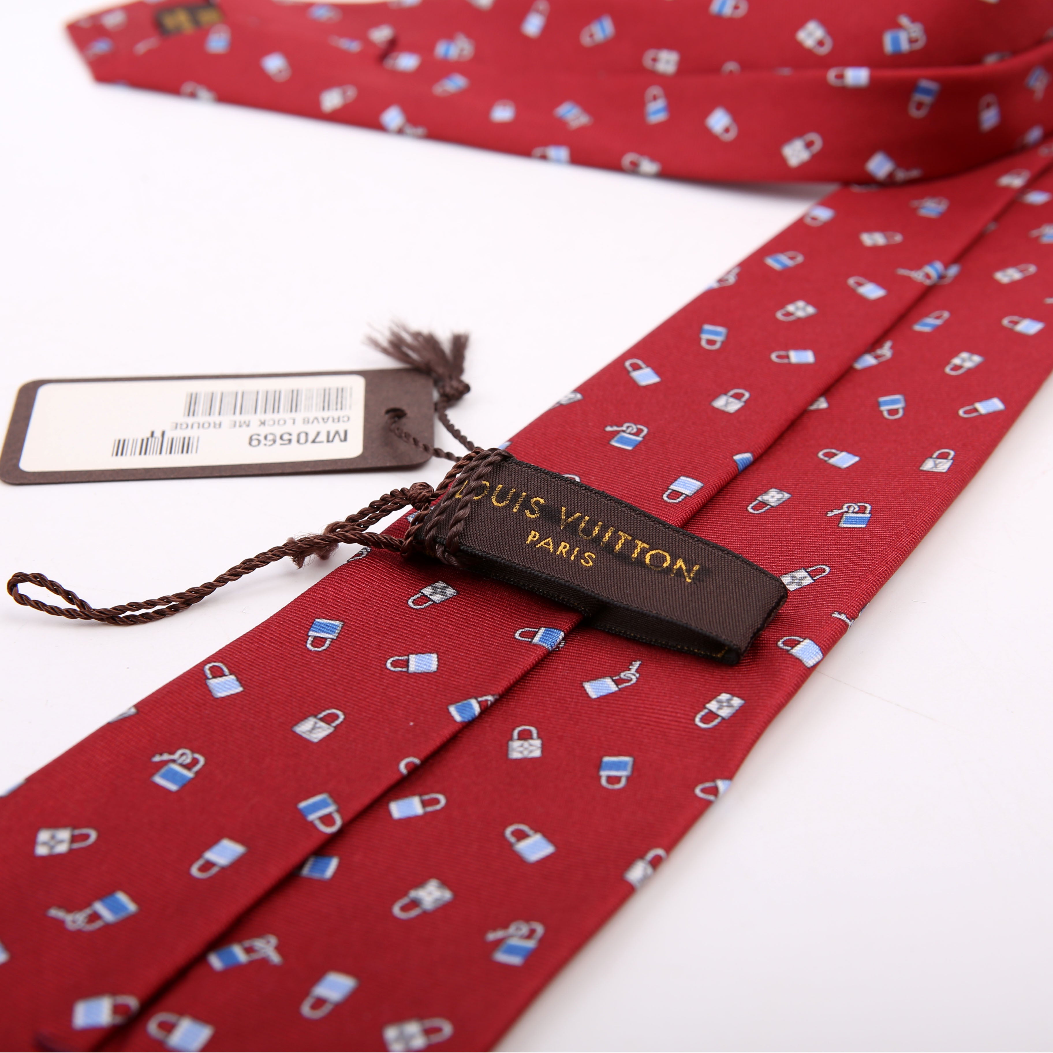 Lockme Silk Tie Red