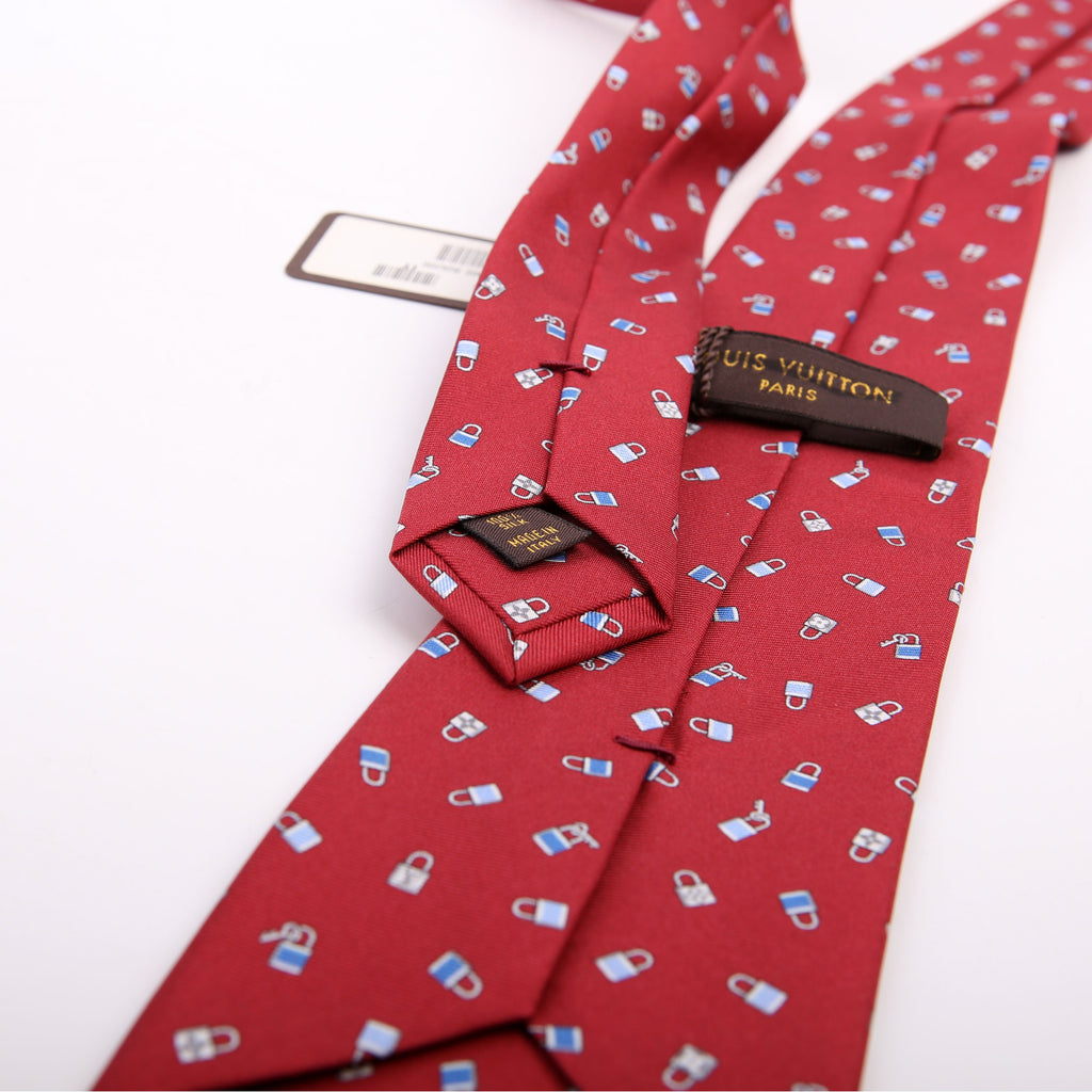 Lockme Silk Tie Red
