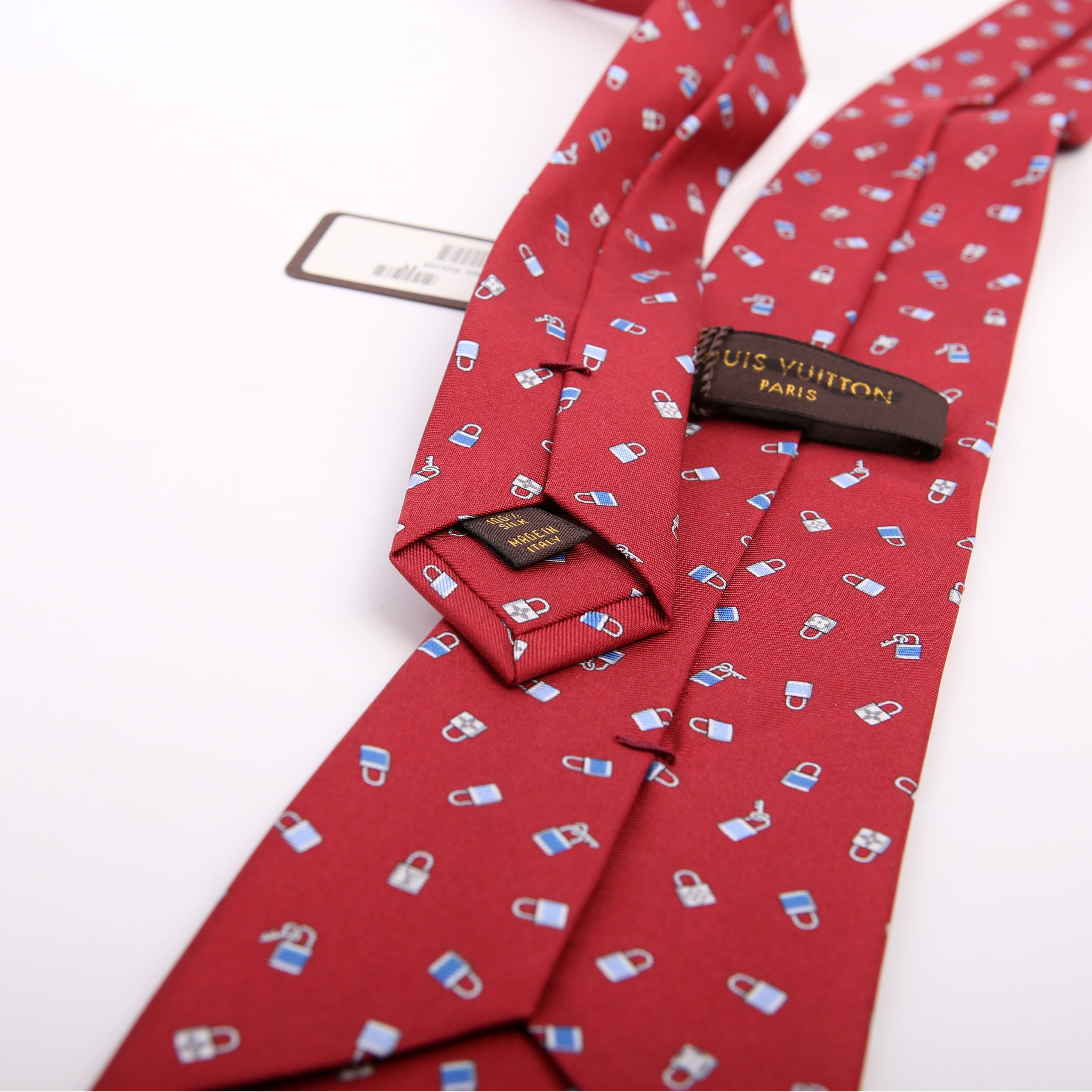 Lockme Silk Tie Red