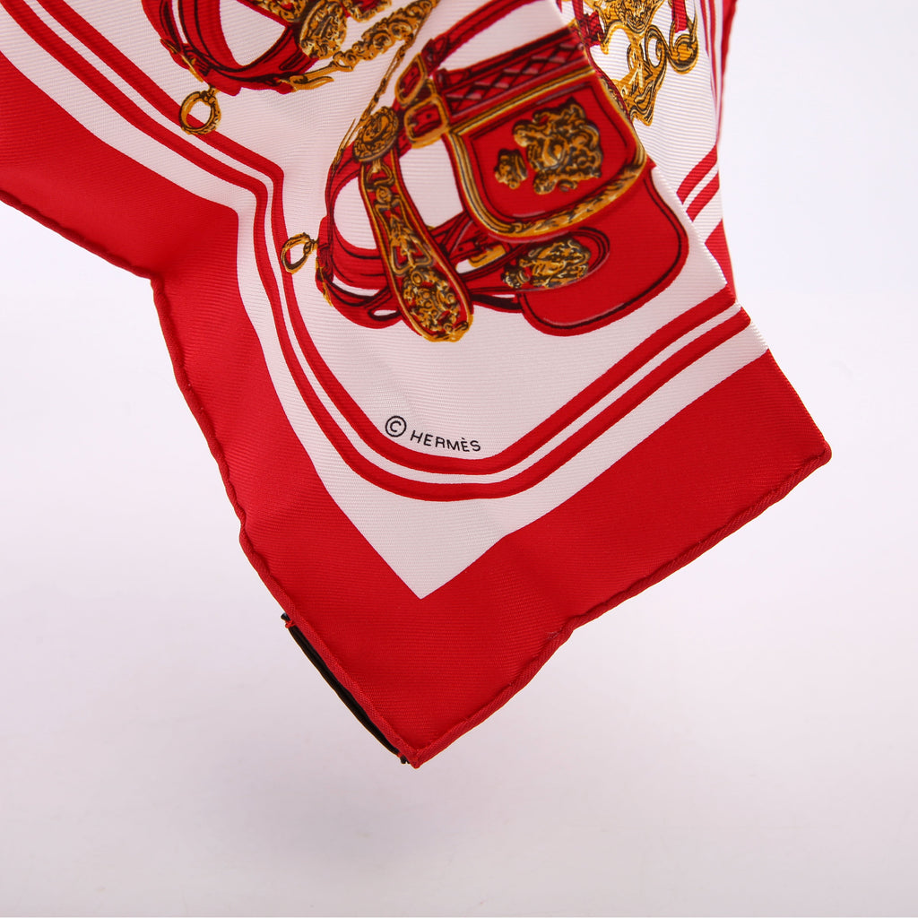 Brides De Gala Wash Nano Silk Scarf Red