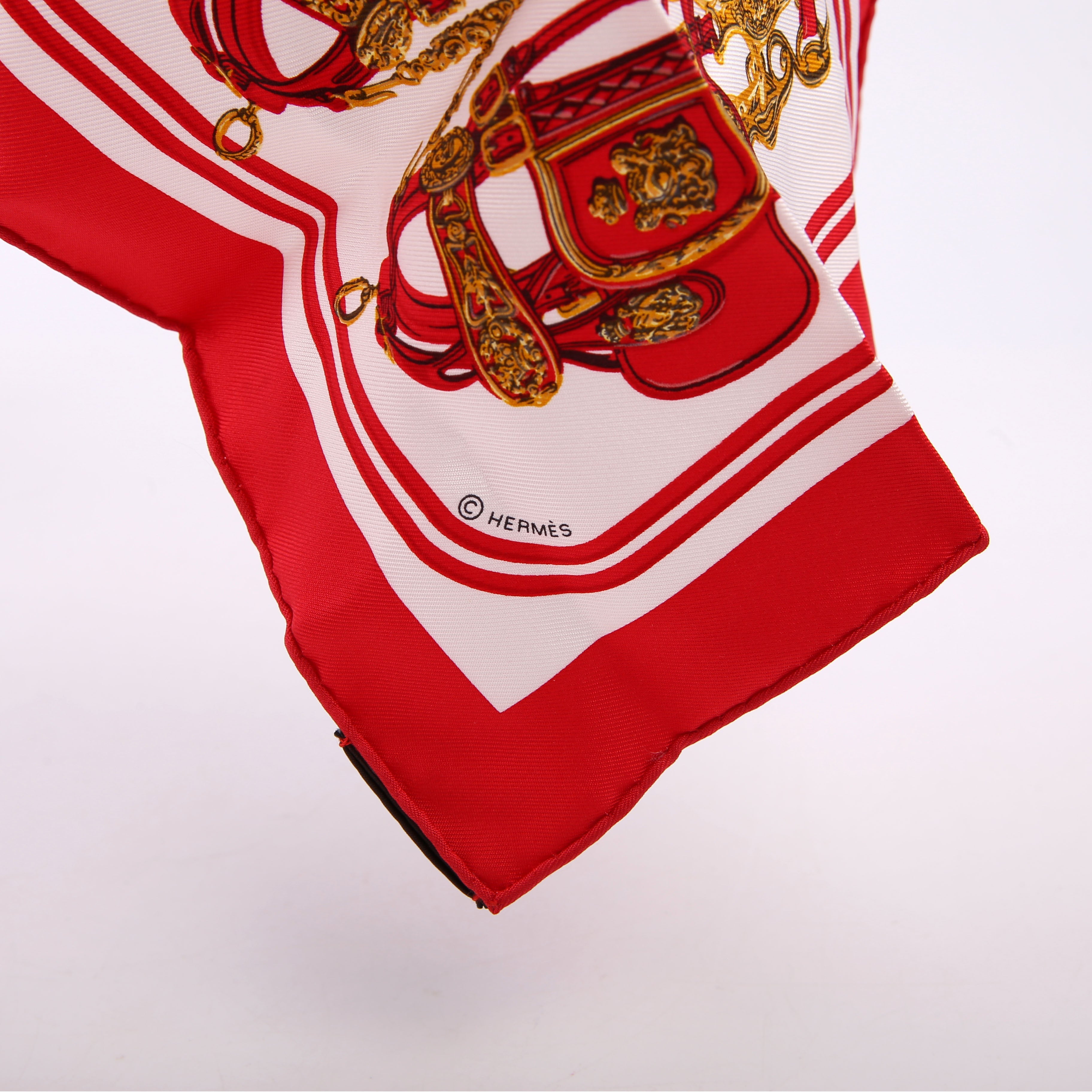 Brides De Gala Wash Nano Silk Scarf Red