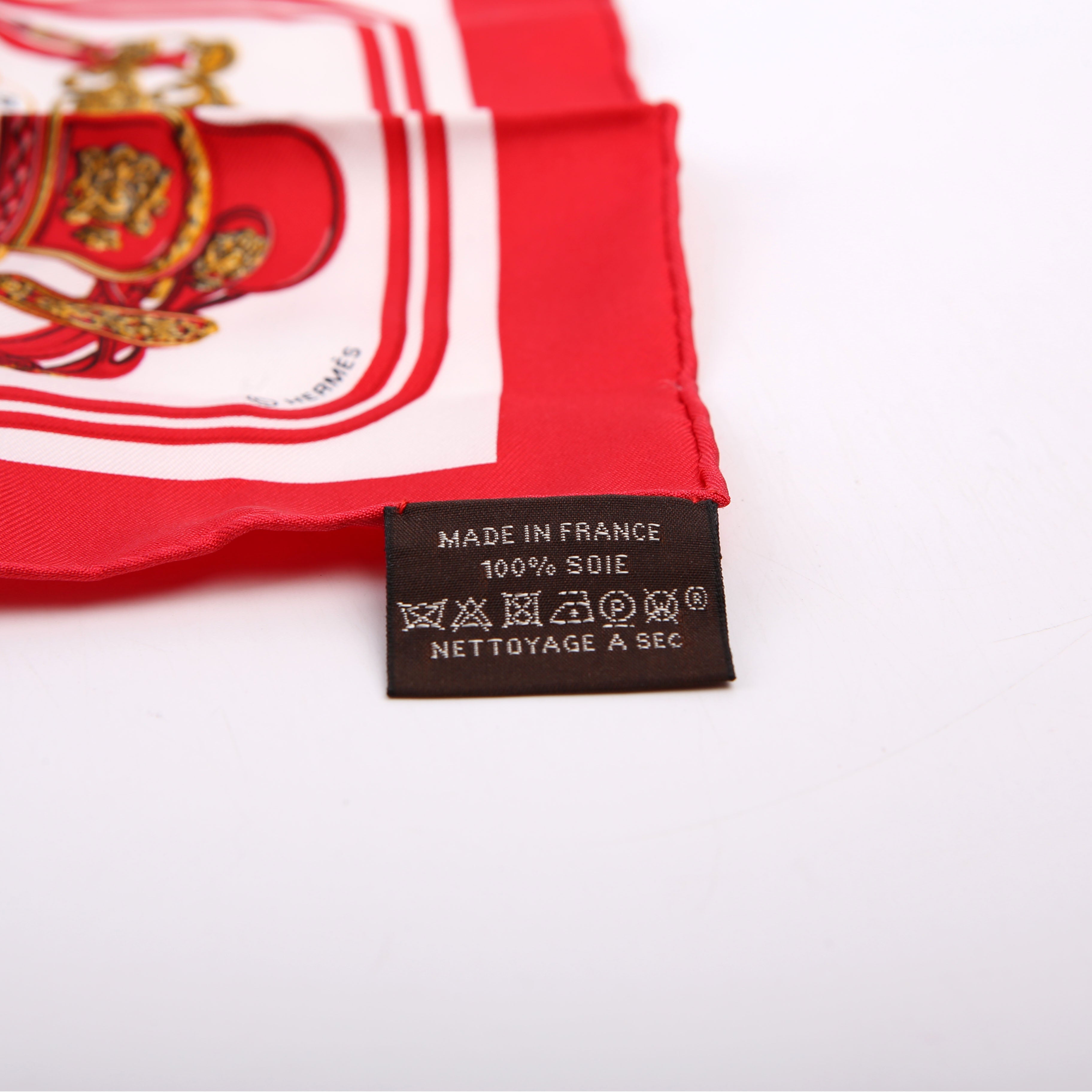 Brides De Gala Wash Nano Silk Scarf Red