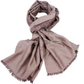 165904 GG Jacquard Knit Scarf Brown