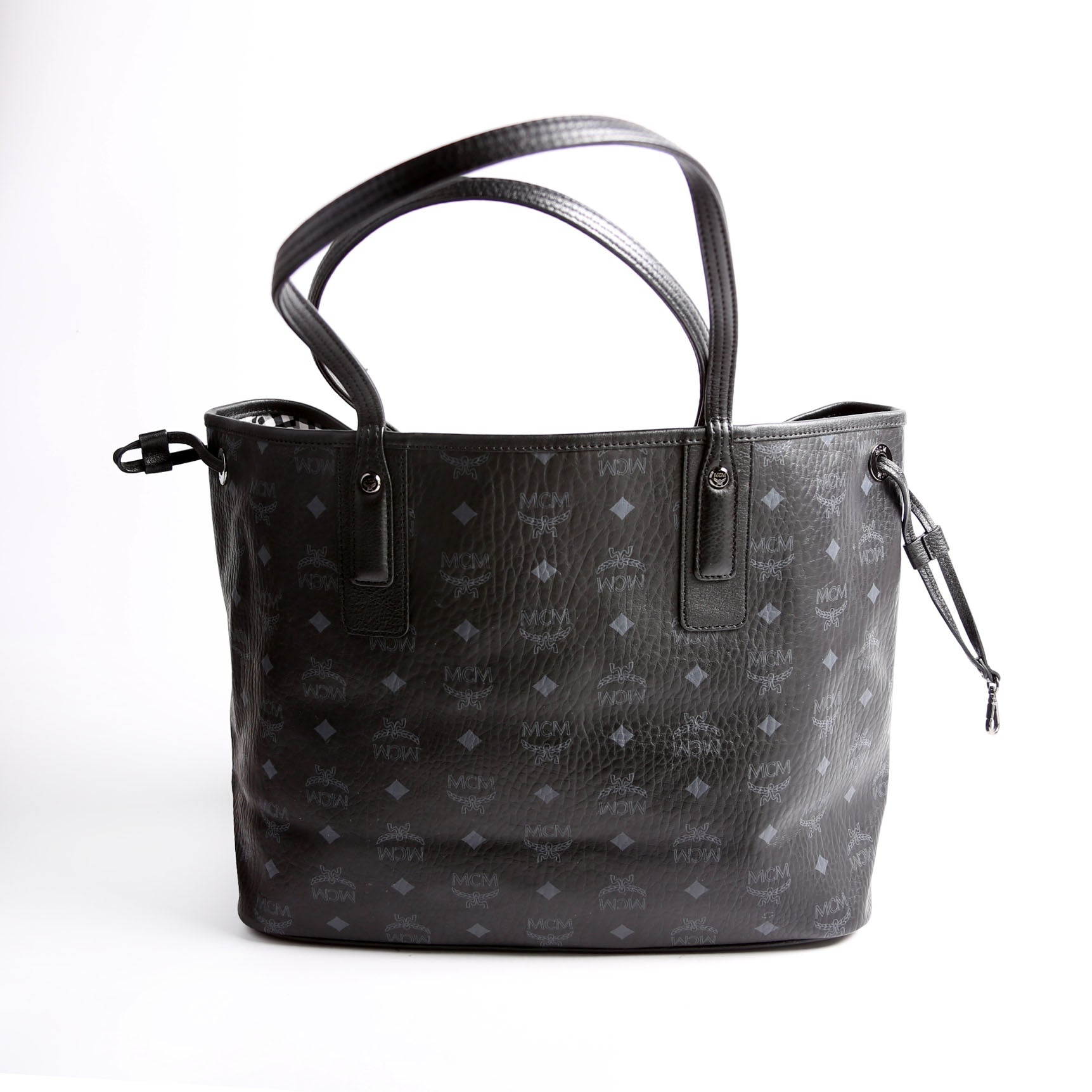 Liz Tote Reversible With Out Pouch Medium Black