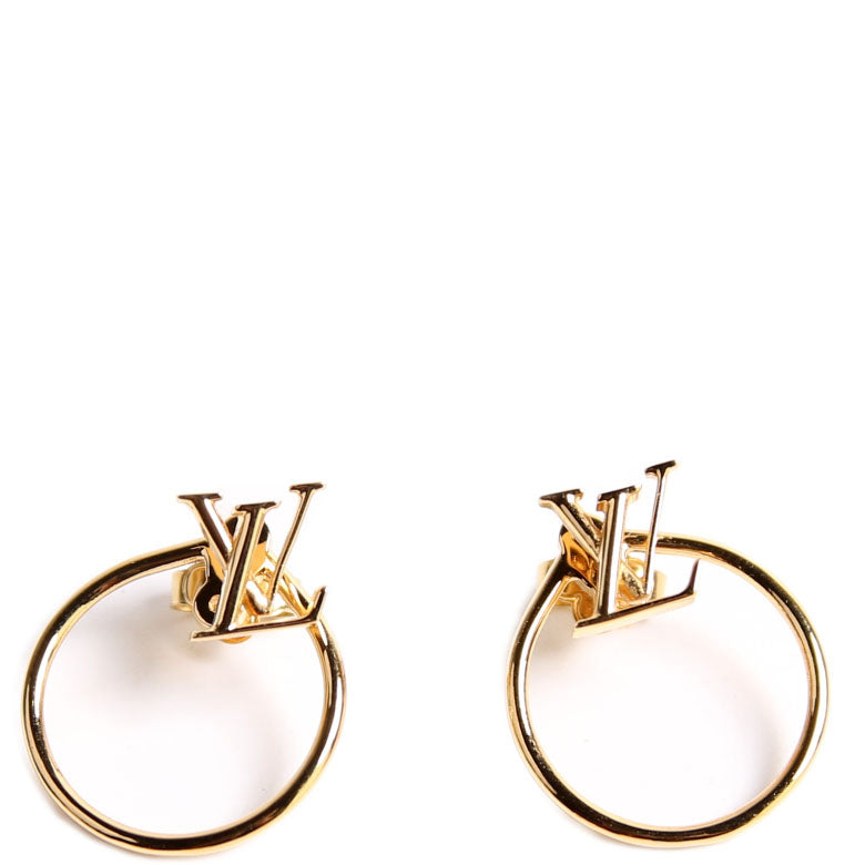 LV Stud Eclipse Hoops