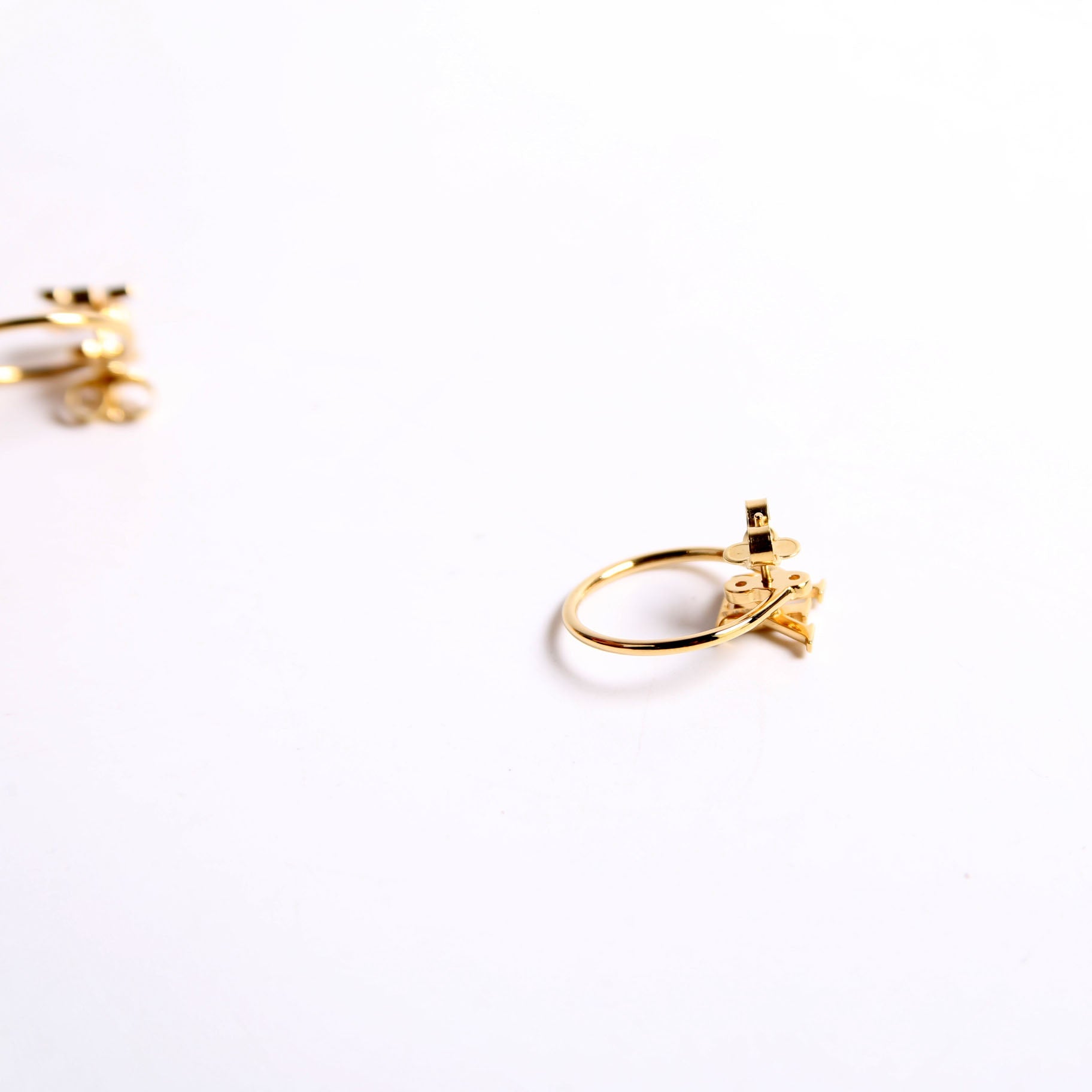 LV Stud Eclipse Hoops