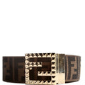 Square Buckle FF Reverse FF/Leather Size 110