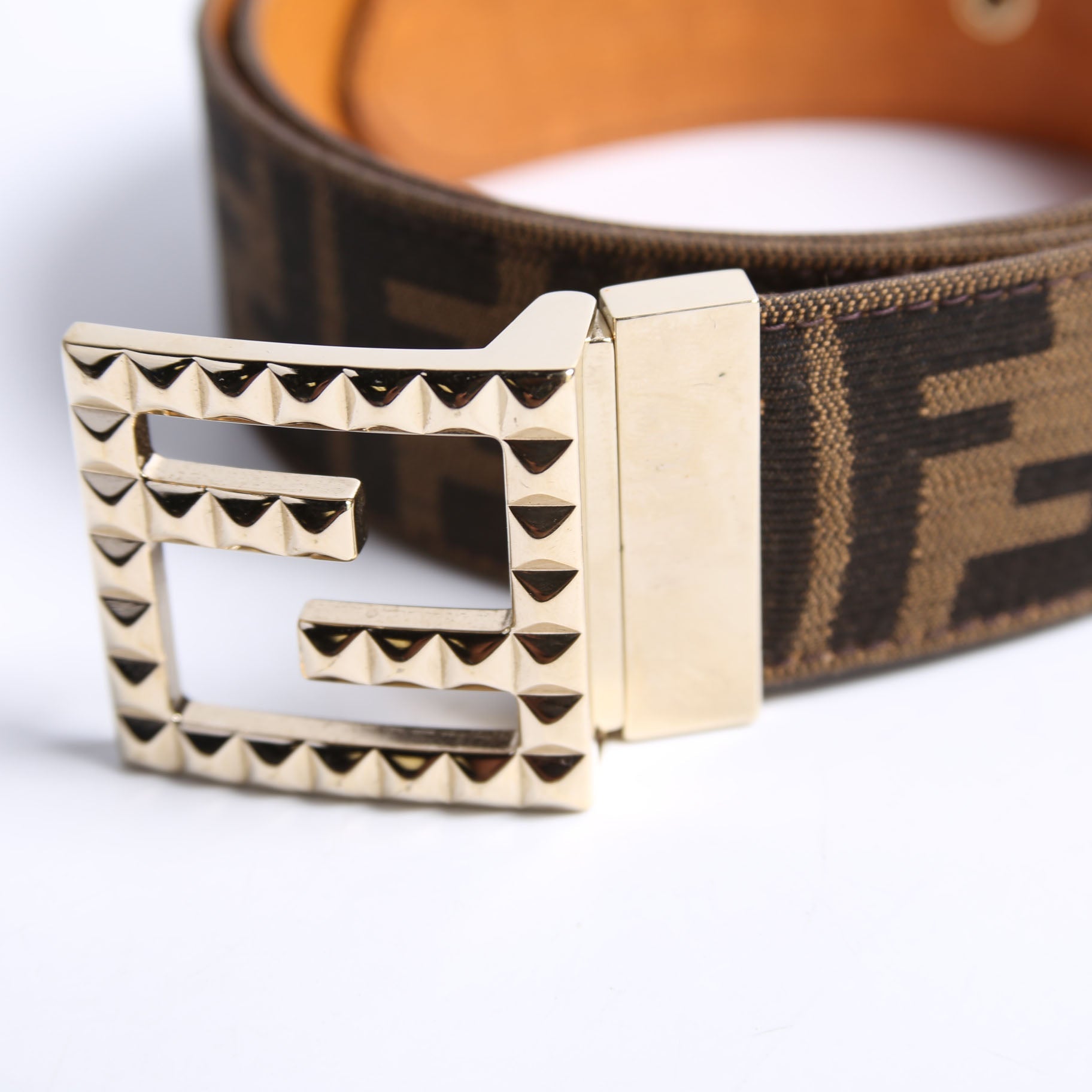 Square Buckle FF Reverse FF/Leather Size 110
