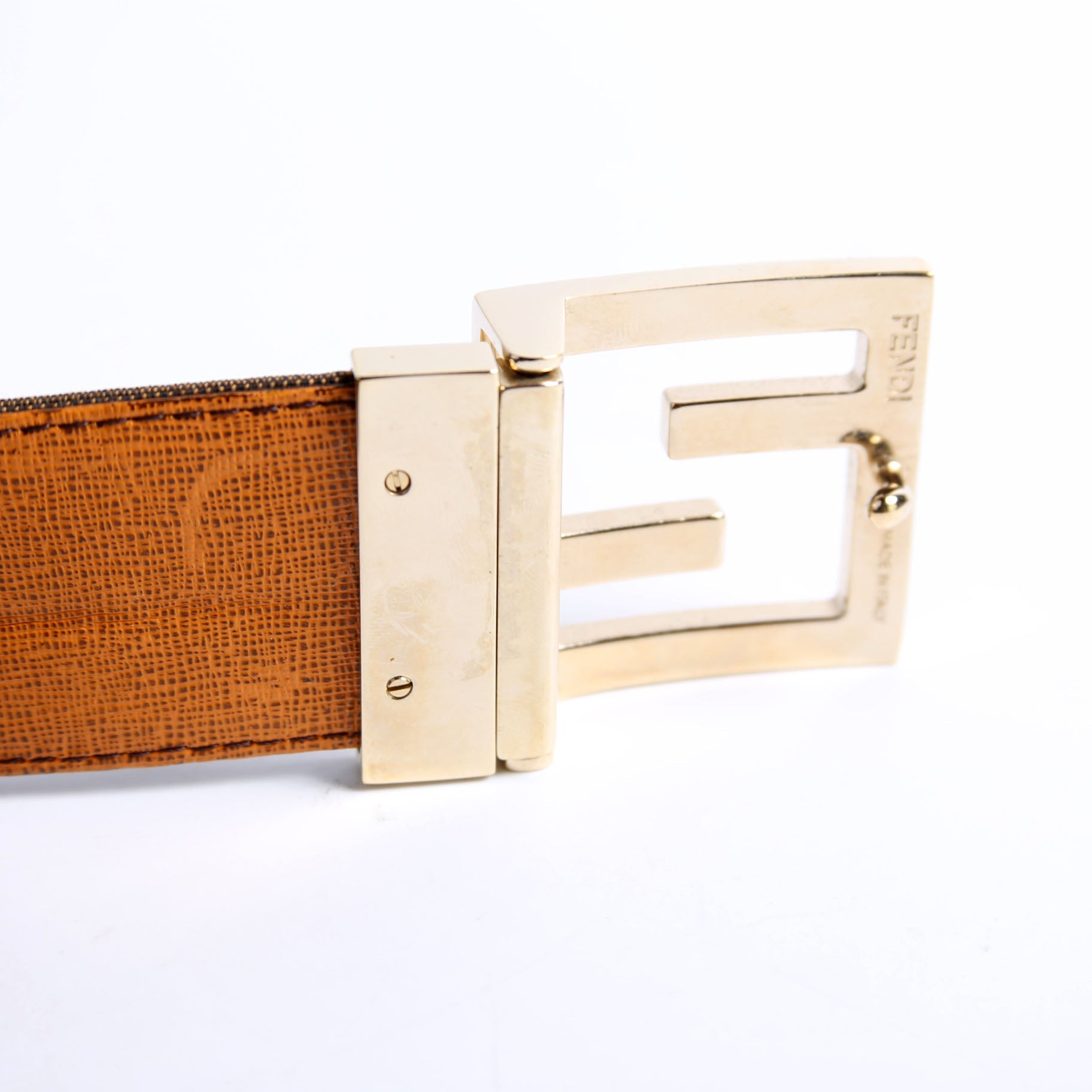 Square Buckle FF Reverse FF/Leather Size 110