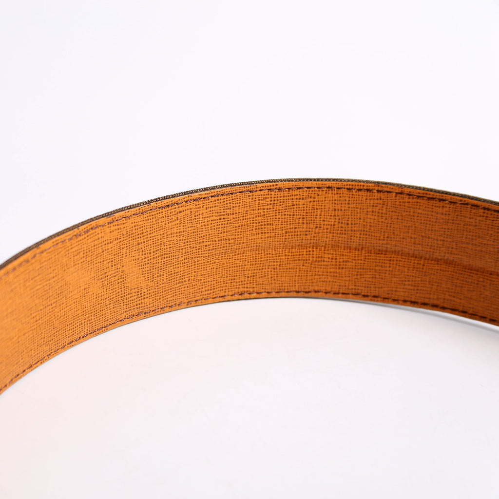 Square Buckle FF Reverse FF/Leather Size 110