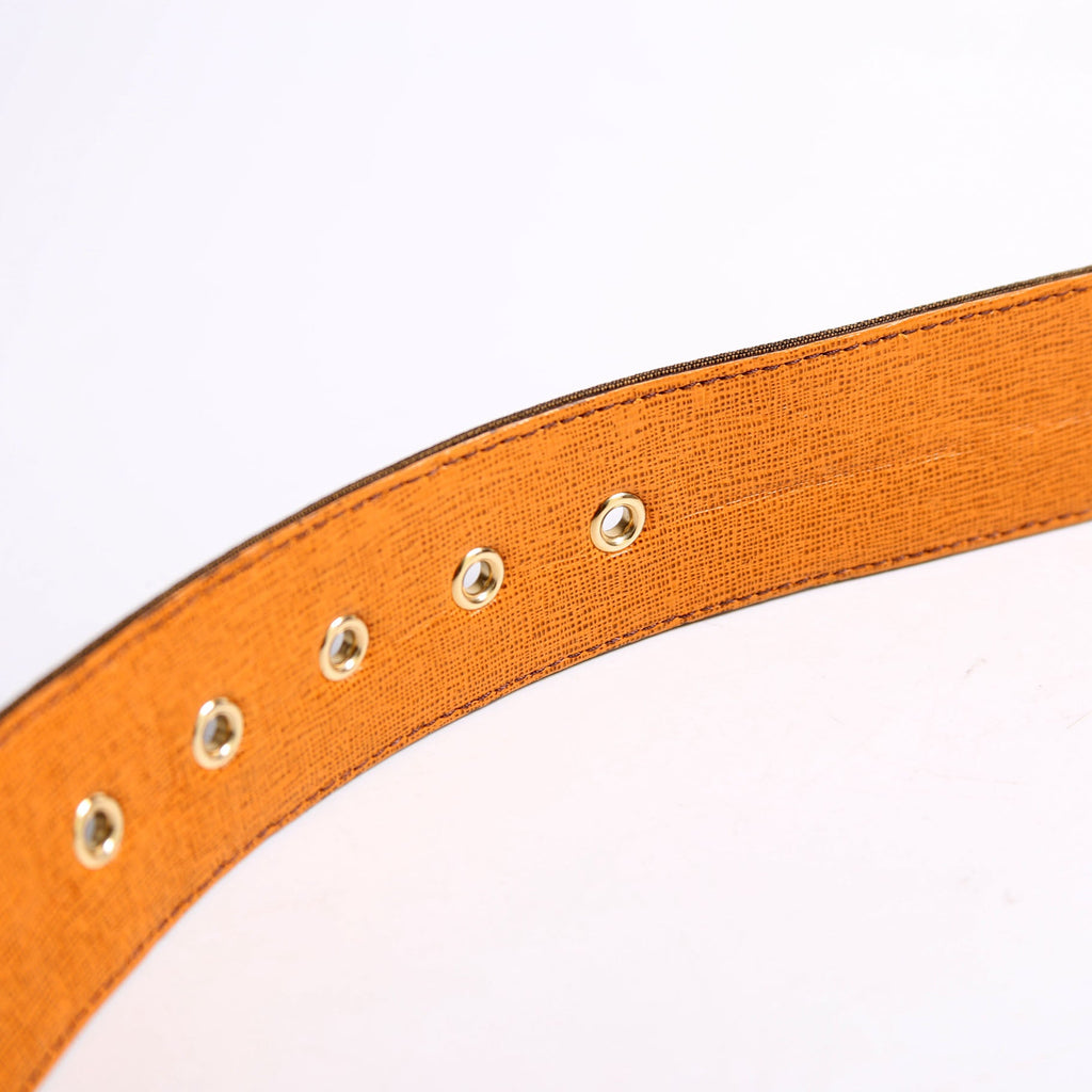 Square Buckle FF Reverse FF/Leather Size 110