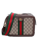 550622 Ophidia GG Small Shoulder Bag Brown
