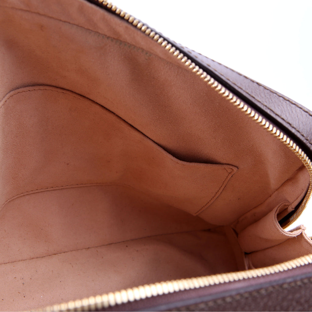 550622 Ophidia GG Small Shoulder Bag Brown