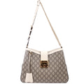 Gucci 795113 Padlock GG Supreme Shoulder Bag White
