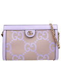 503877 Ophidia Jumbo GG Canvas Small Shoulder Bag Purple