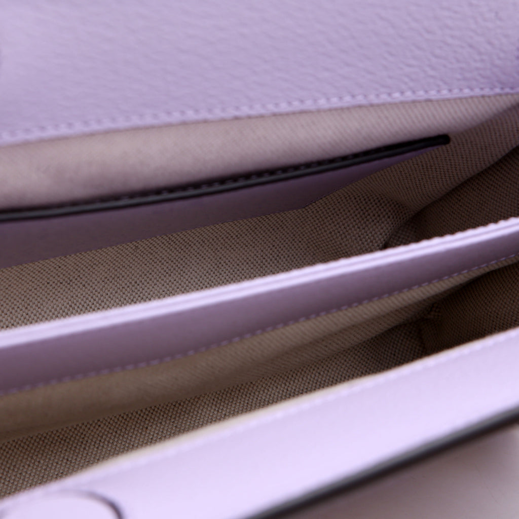 503877 Ophidia Jumbo GG Canvas Small Shoulder Bag Purple