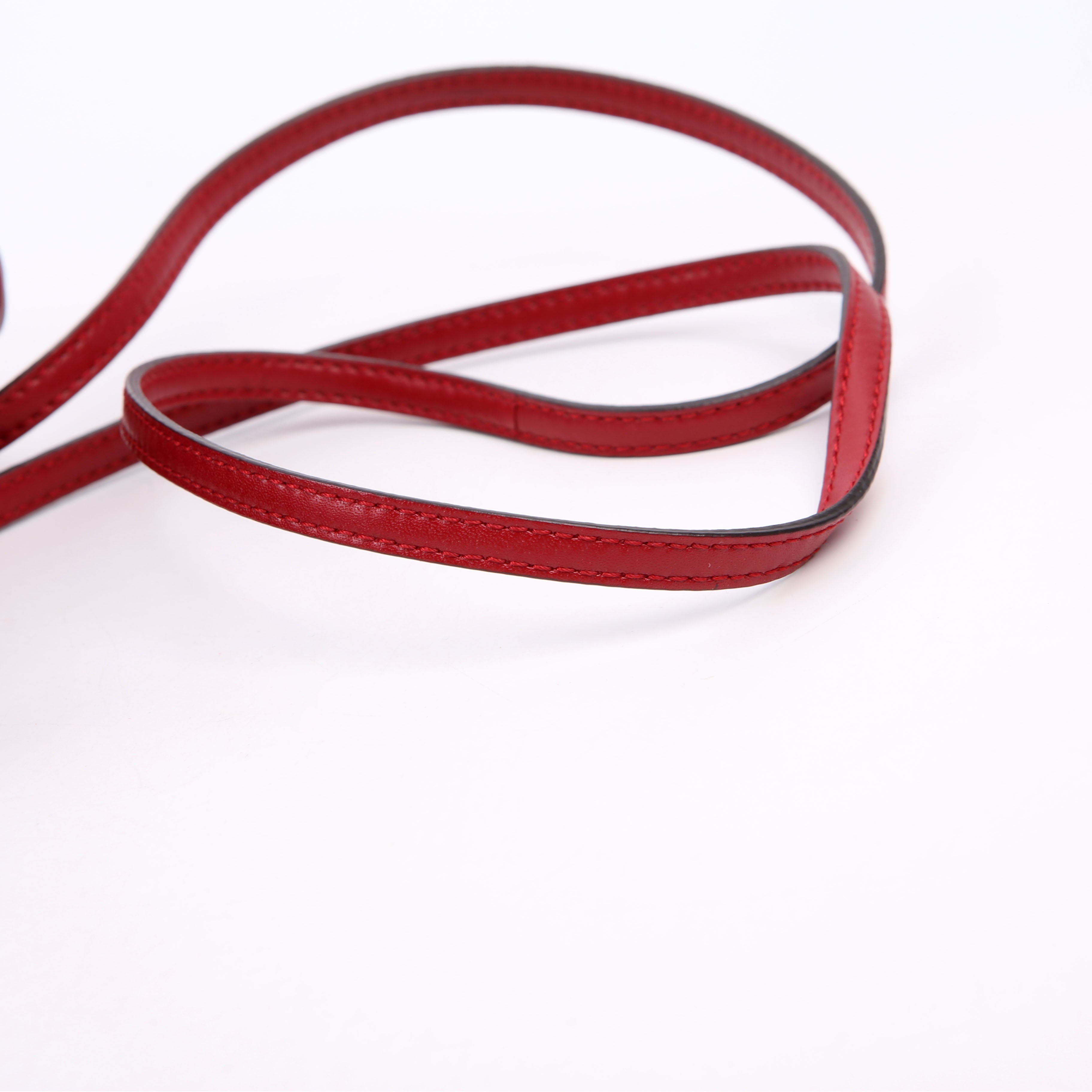 Fendi 8BS010 Mon Tresor Mini Bucket Leather FF Red
