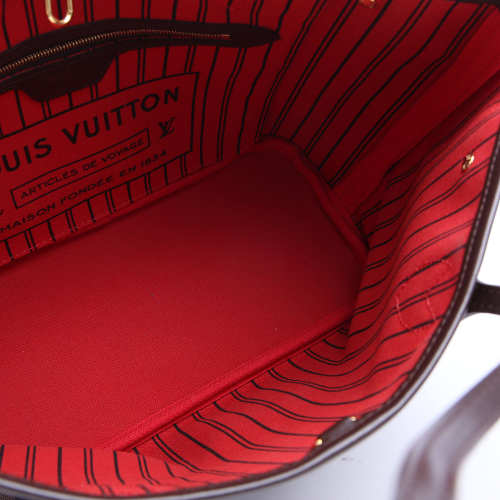 Neverfull with Wallet PM Damier Ebene