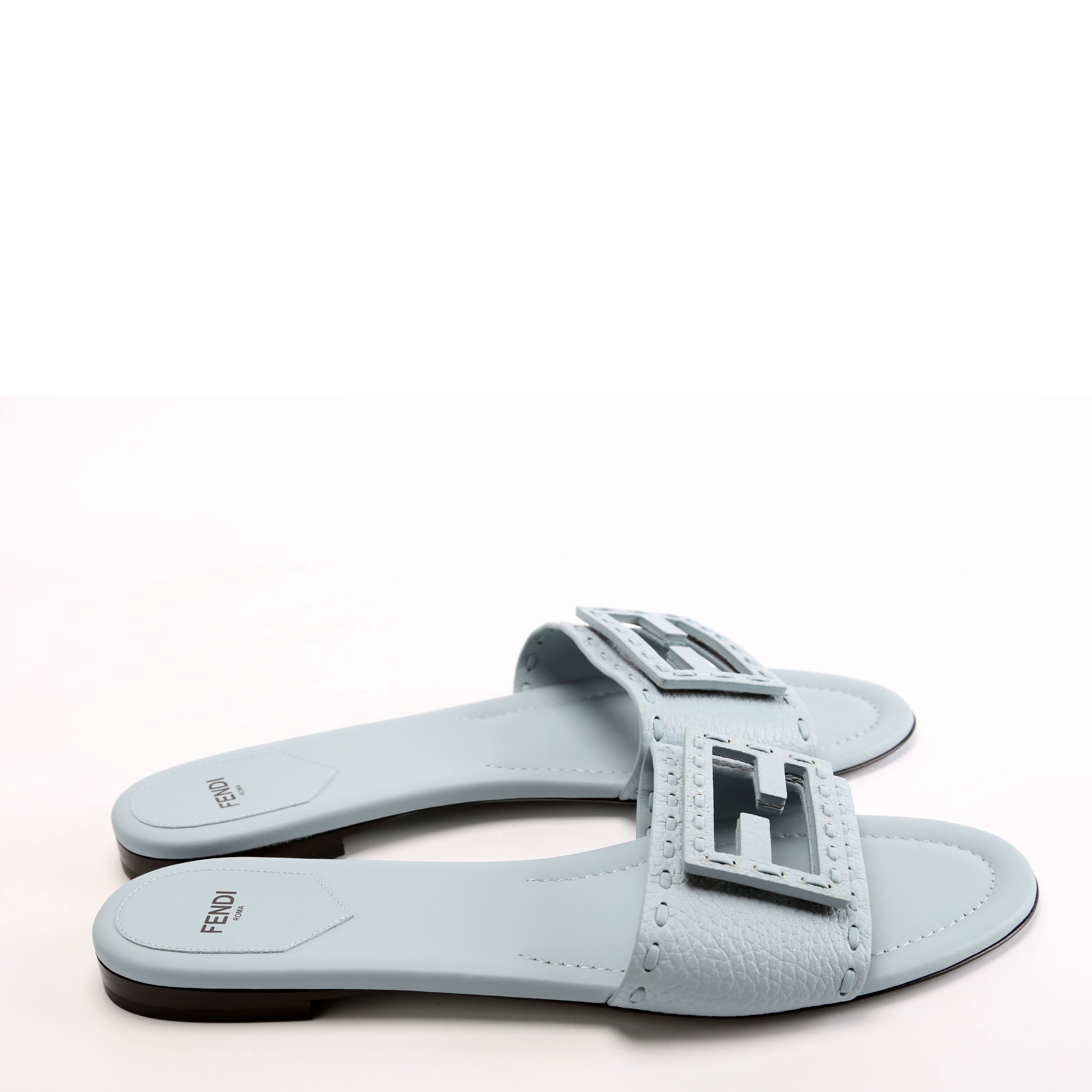 Baguette Leather Sandals Size 41 Blue