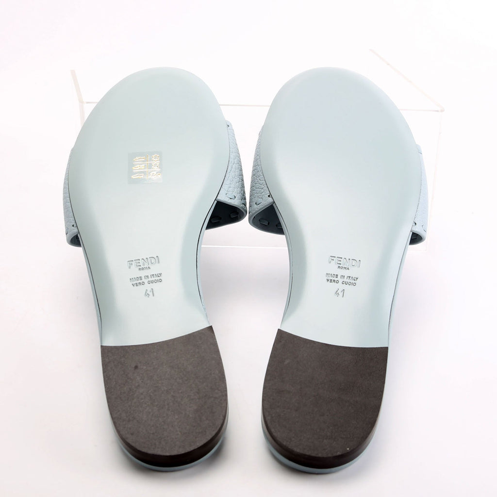Baguette Leather Sandals Size 41 Blue