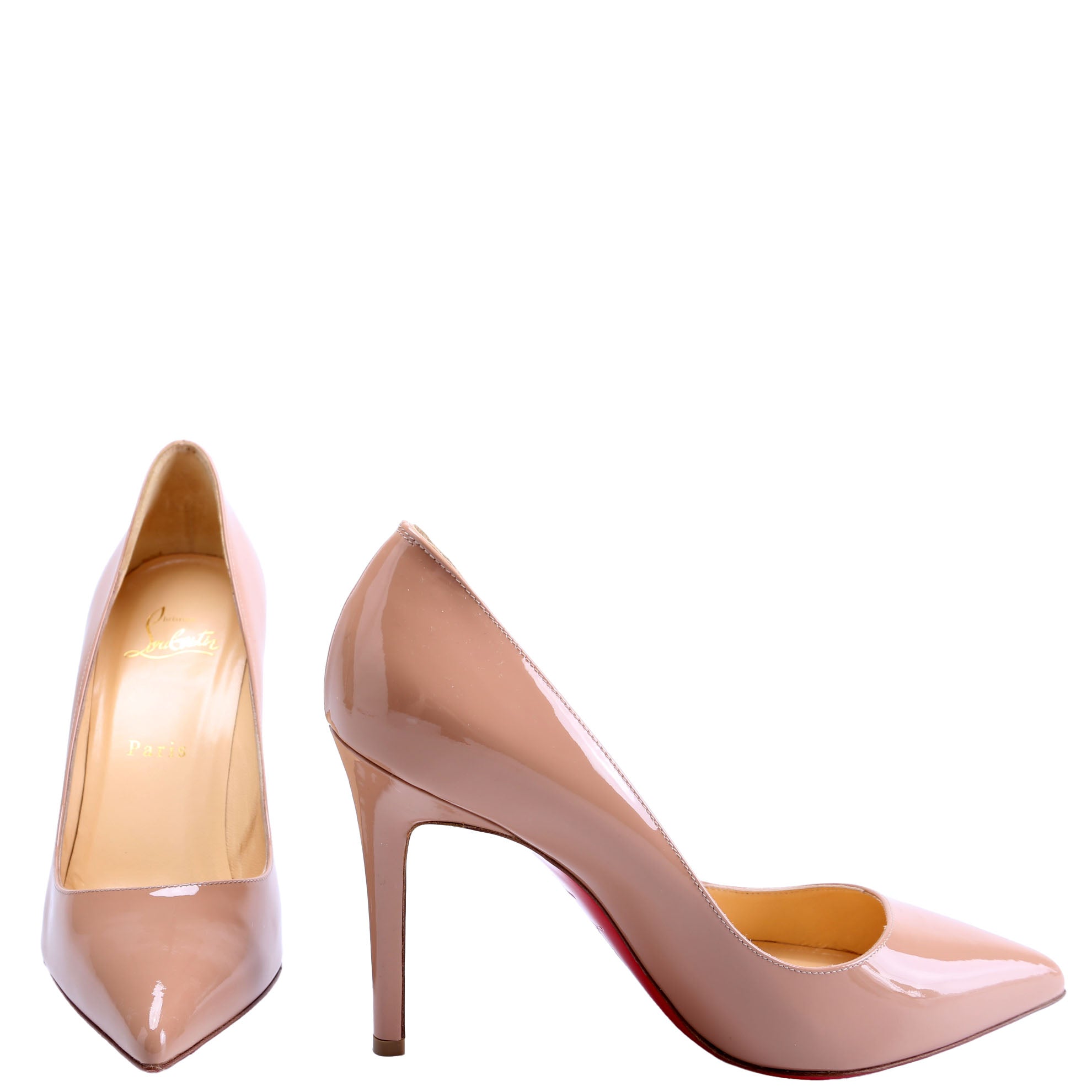 Pigalle Follies Patent 100MM Size 37.5 Nude