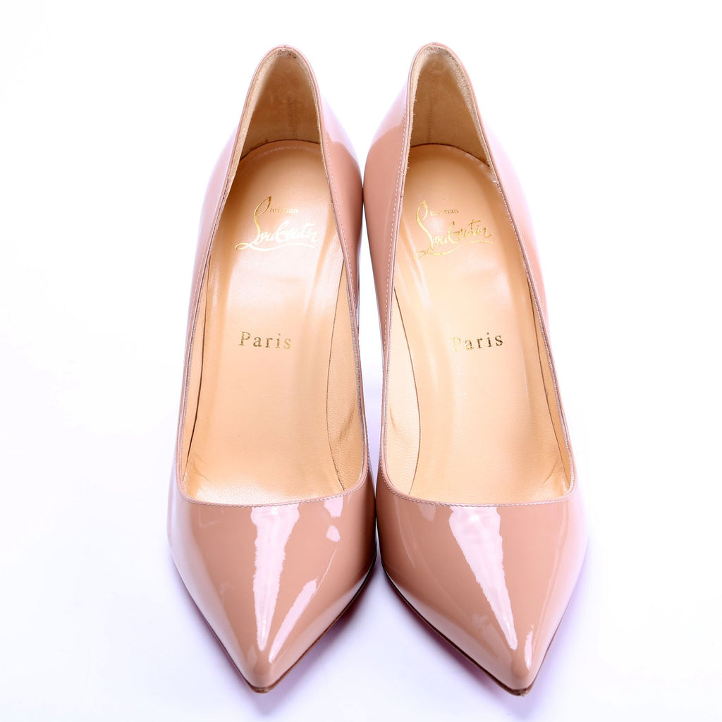 Pigalle Follies Patent 100MM Size 37.5 Nude