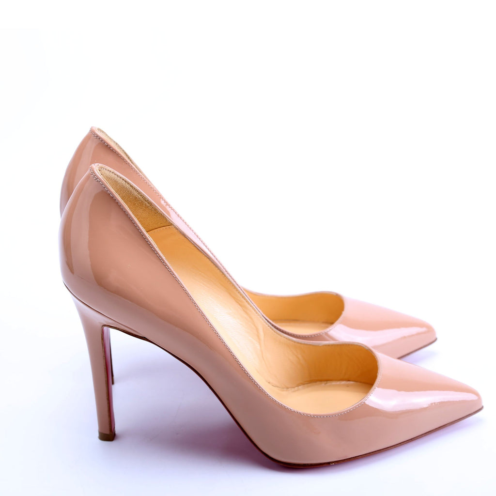 Pigalle Follies Patent 100MM Size 37.5 Nude