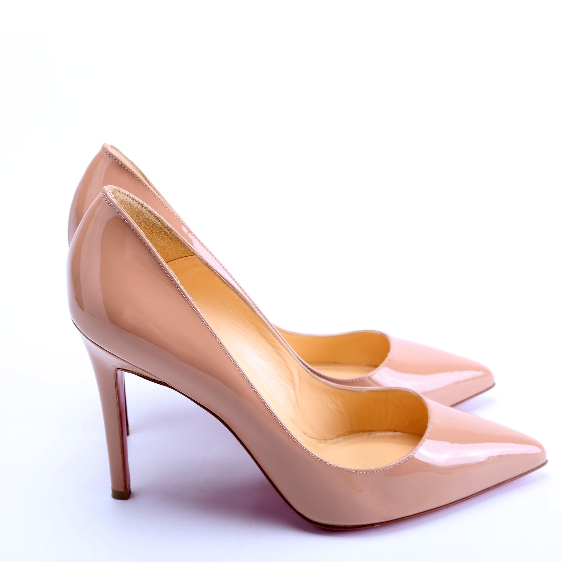Pigalle Follies Patent 100MM Size 37.5 Nude