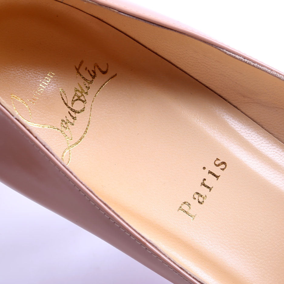 Pigalle Follies Patent 100MM Size 37.5 Nude