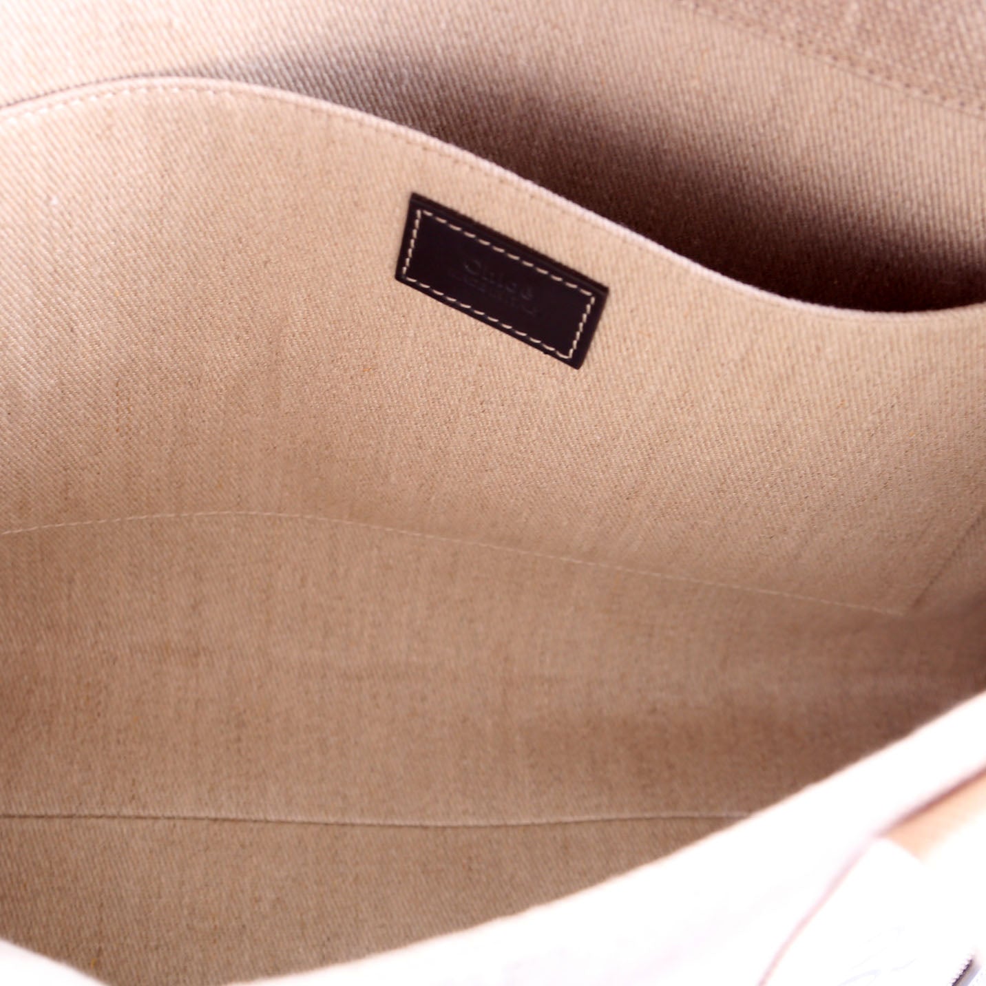 Woody Ribbon Tote Medium Black/Beige