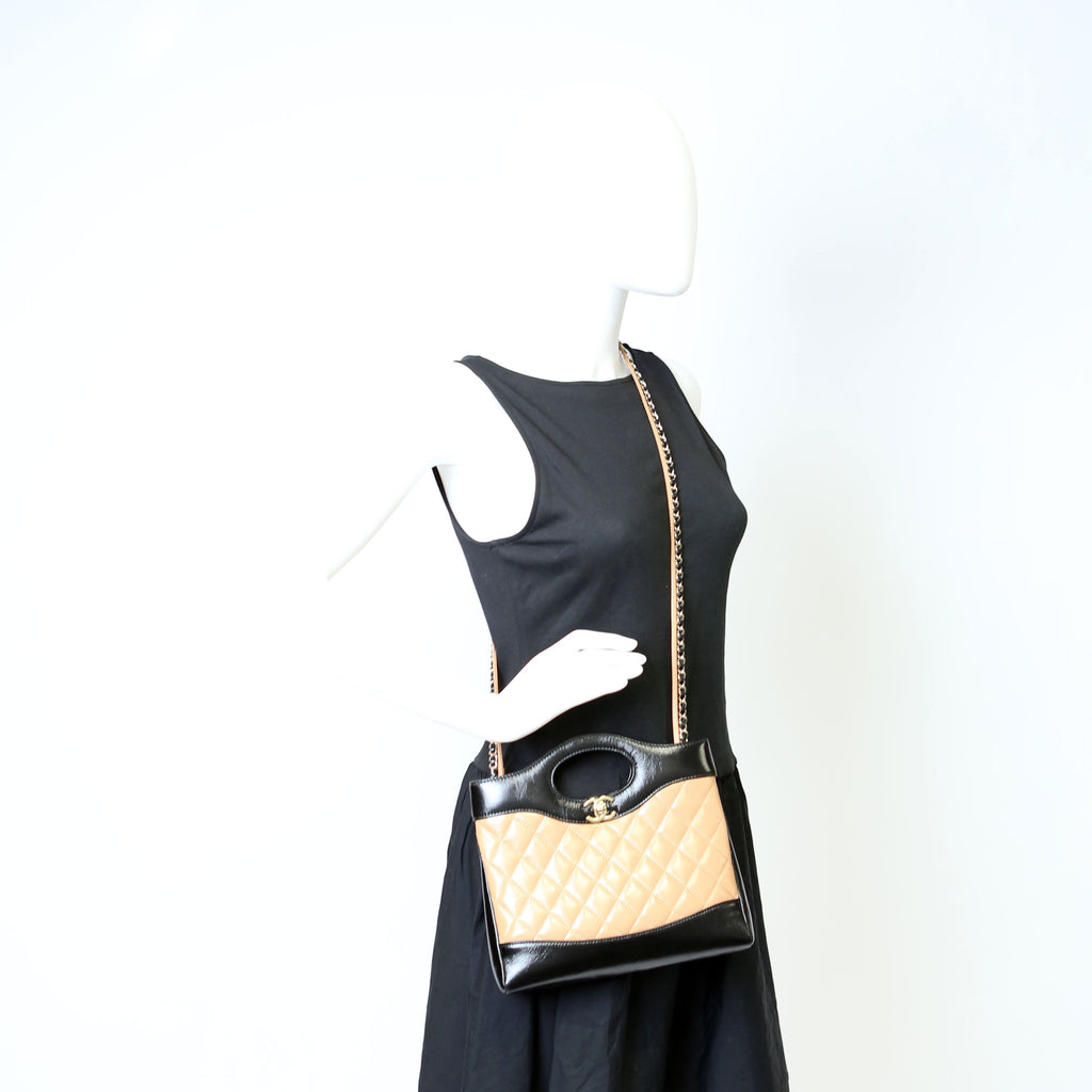 Mini 31 Shopping Crumpled Calfskin RFID