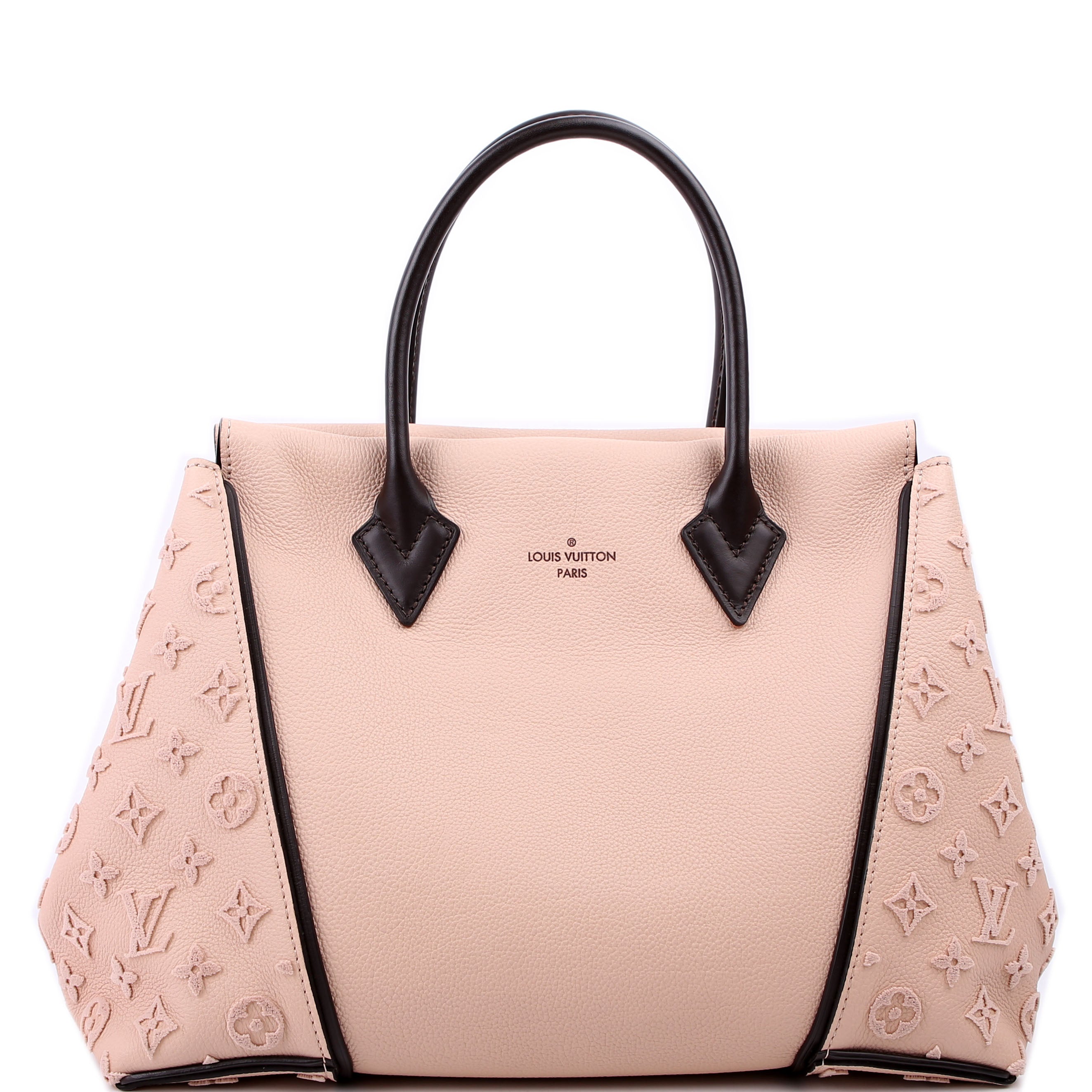 W Tote Veau Cachemire Calfskin Tan/Brown