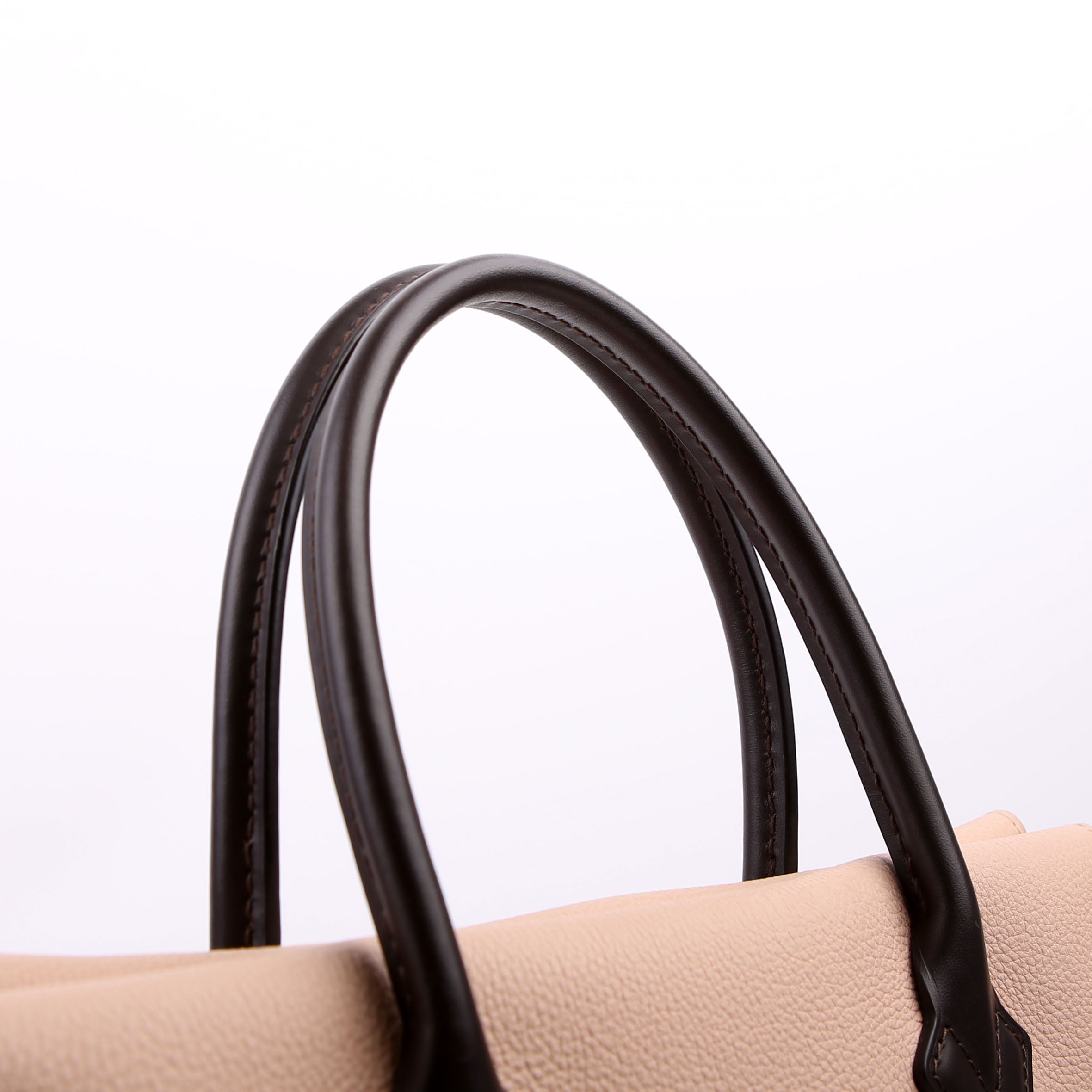 W Tote Veau Cachemire Calfskin Tan/Brown