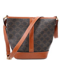 Triomphe Small Bucket Bag Brown