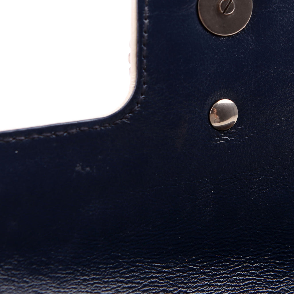476433 Marmont Torchon Leather Super Mini Flap Blue