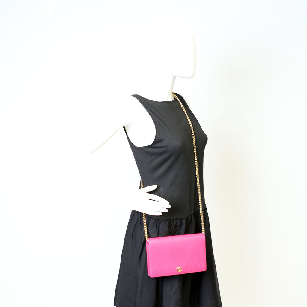 497985 Marmont Mini Chain Bag Pink