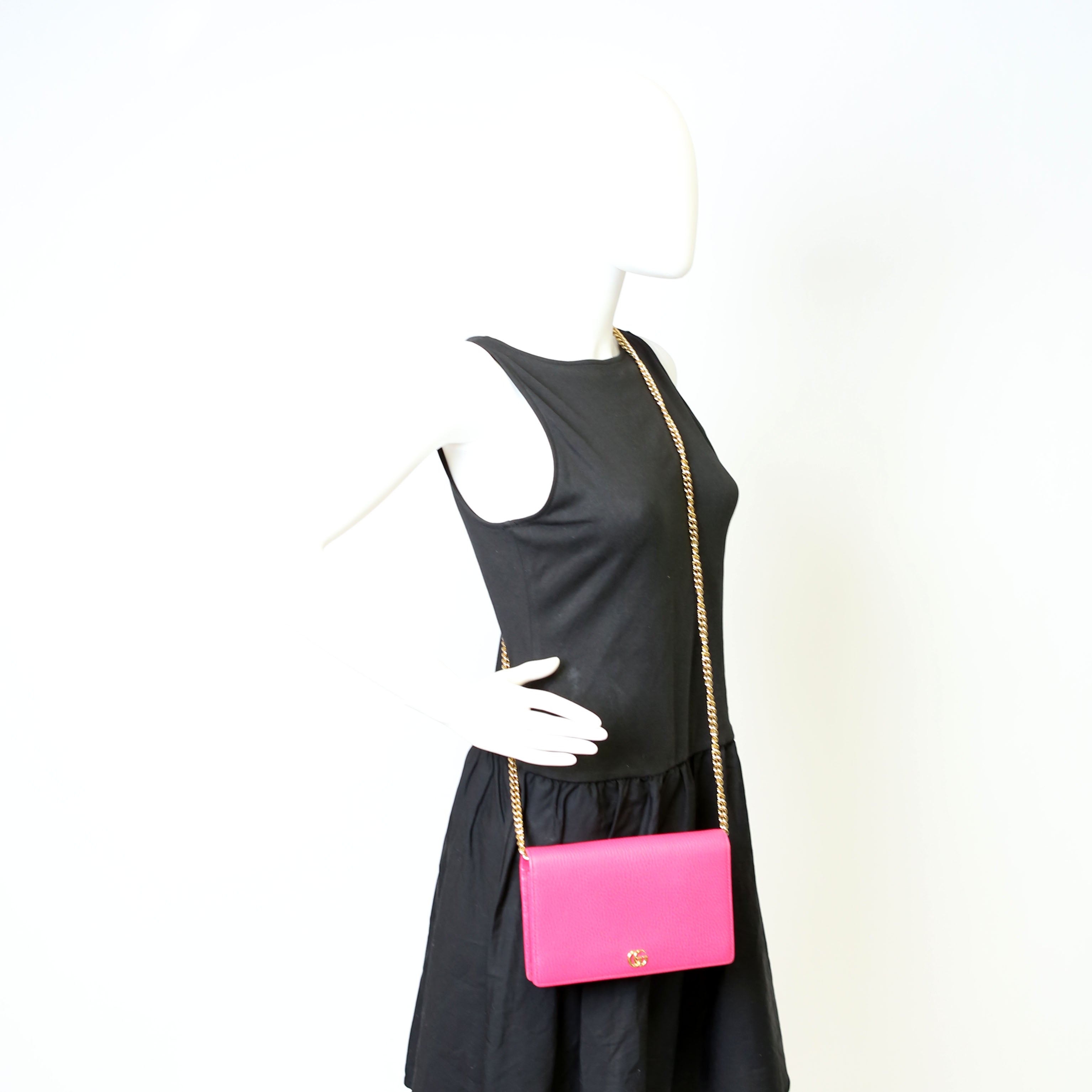 497985 Marmont Mini Chain Bag Pink