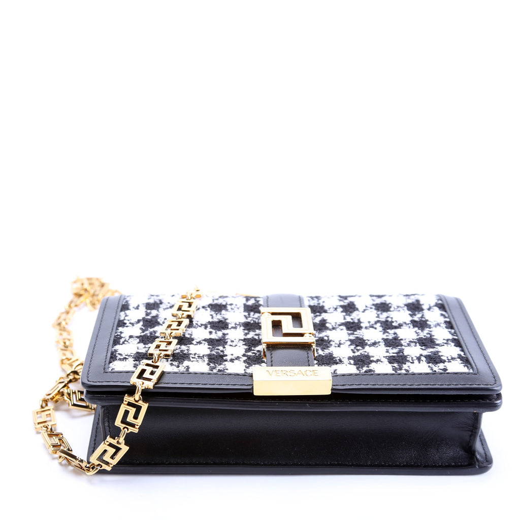 Greca Goddess Houndstooth Wallet On Chain