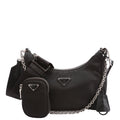 1BH204 Nylon Re-Edition 2005 Shoulder Bag Black