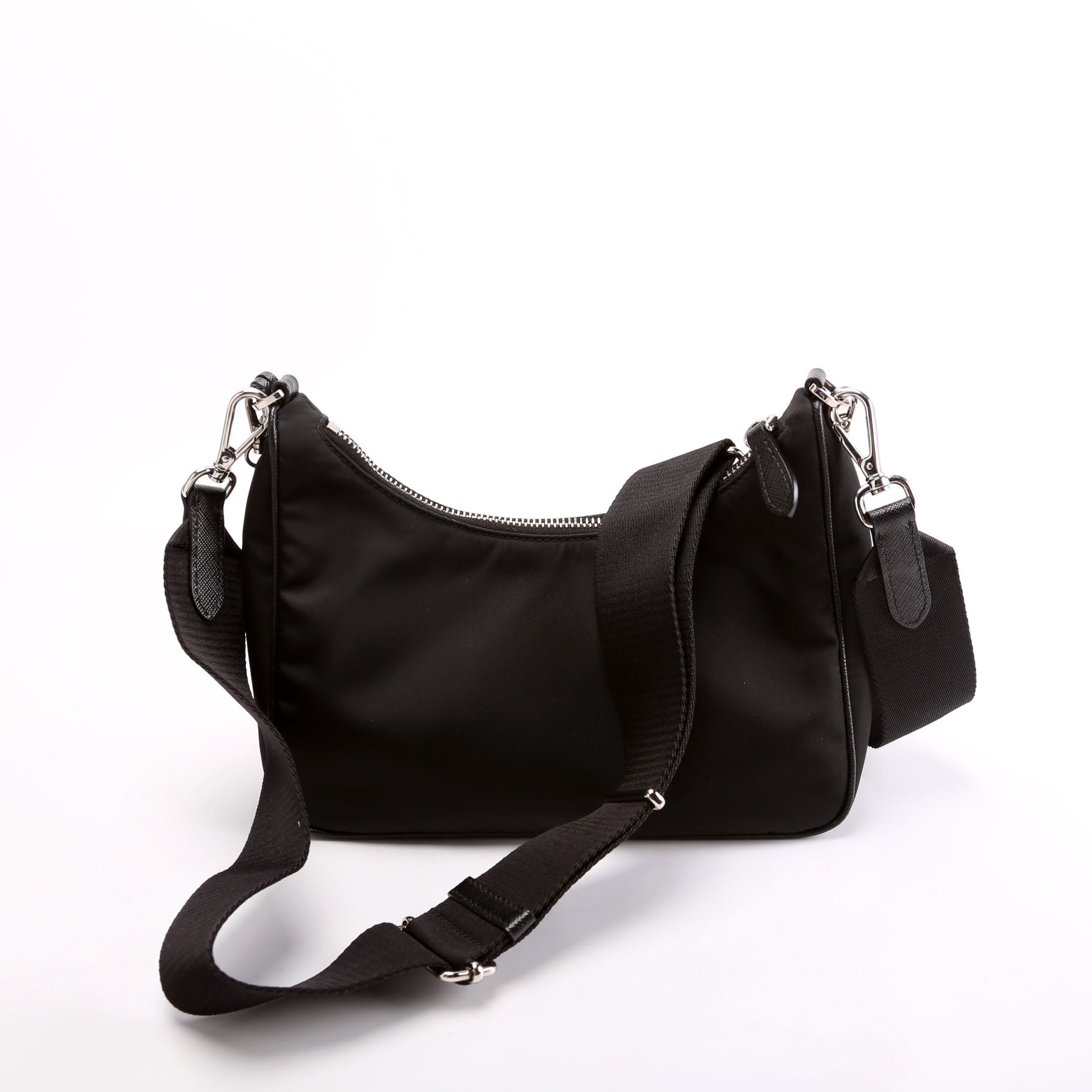 1BH204 Nylon Re-Edition 2005 Shoulder Bag Black