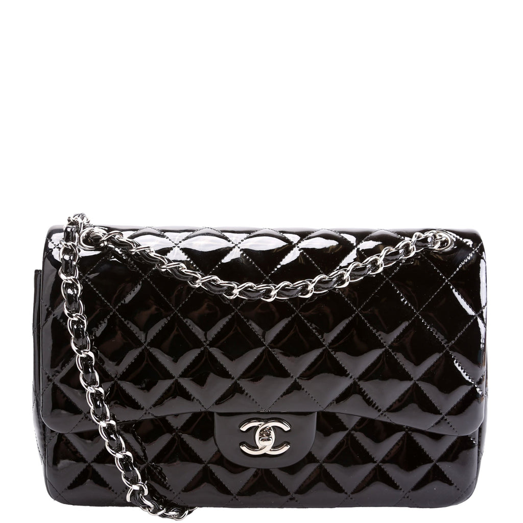 Classic Flap Jumbo Patent 17-20M Black