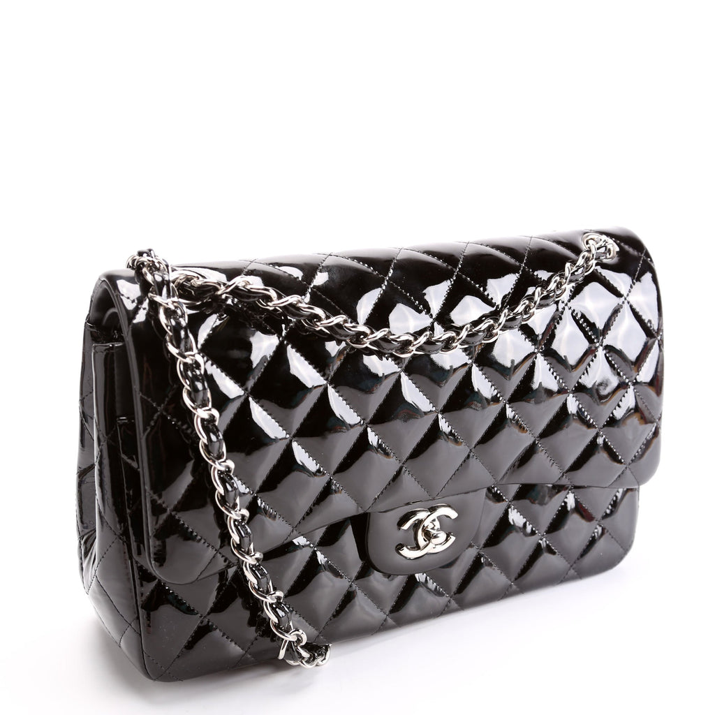 Classic Flap Jumbo Patent 17-20M Black