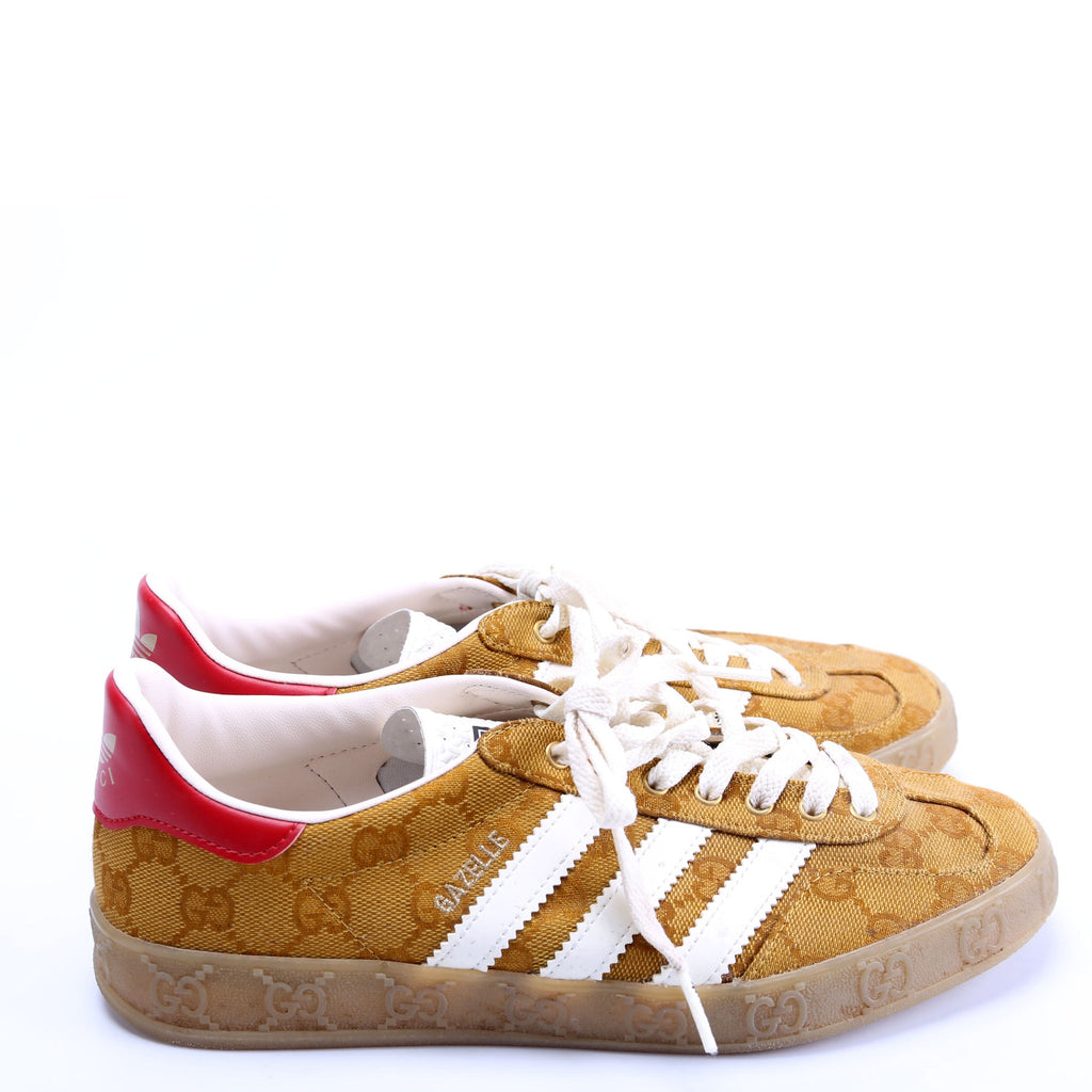 X Adidias Gazelle GG Canvas Sneakers Size 37
