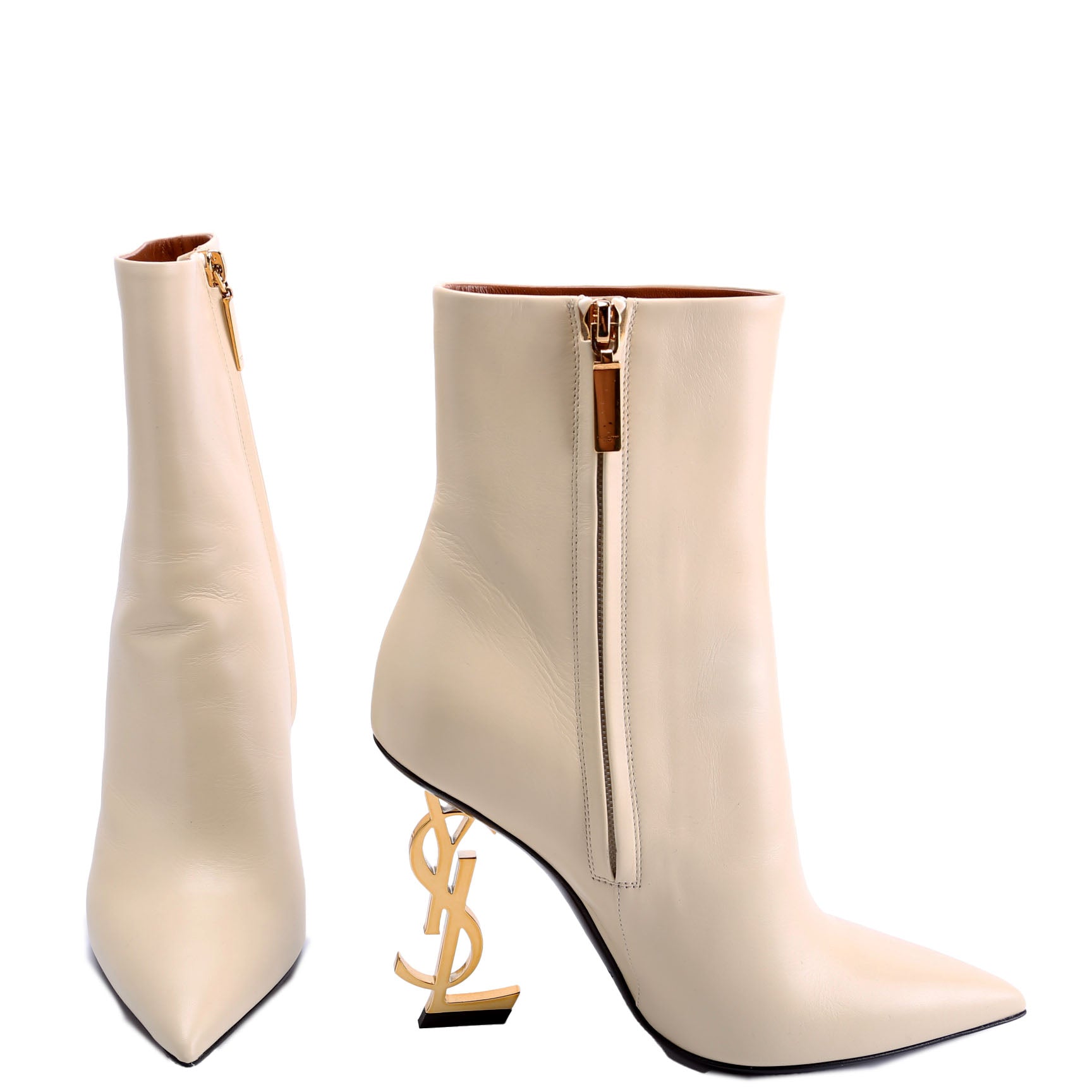 Opyum Ankle Boot Cream Size 36.5