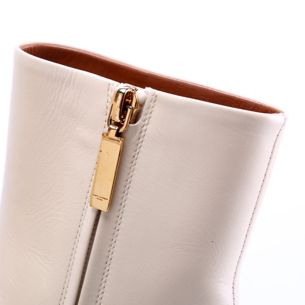 Opyum Ankle Boot Cream Size 36.5