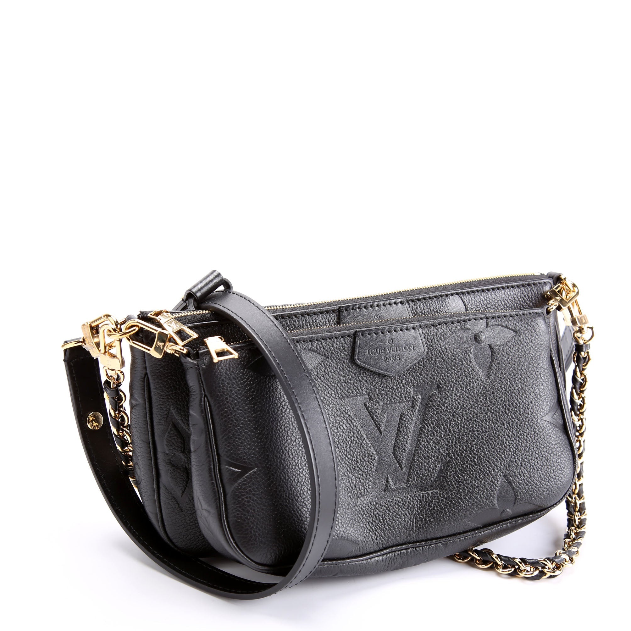 Multi Pochette Empreinte Black
