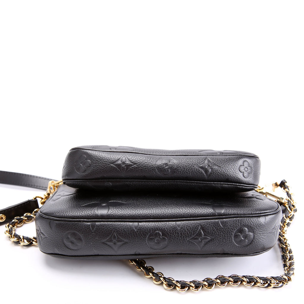 Multi Pochette Empreinte Black